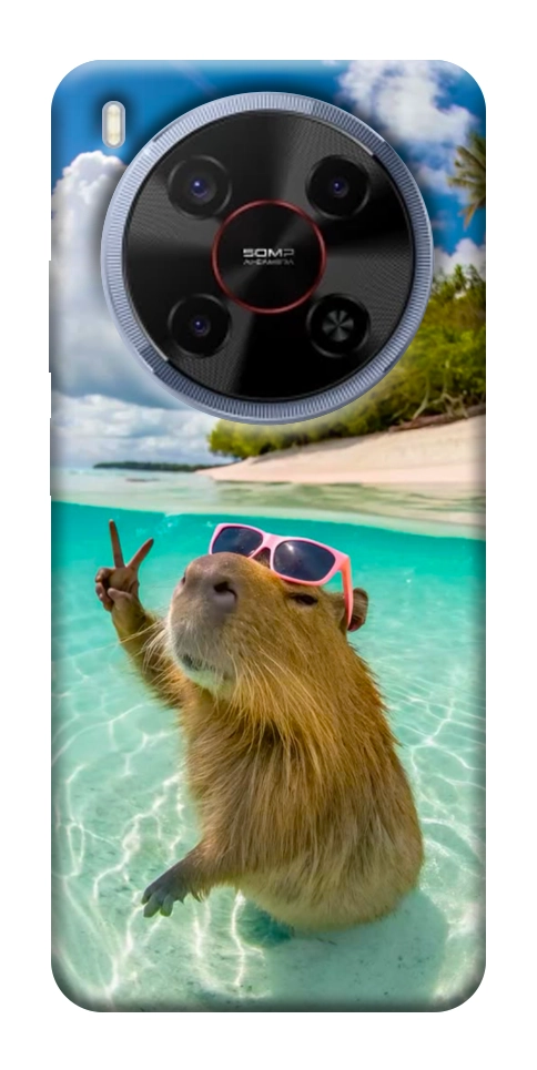Чехол Сapybara vacation для ZTE Nubia V70 Max