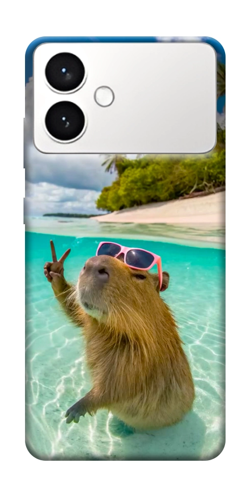 Чехол Сapybara vacation для Galaxy S26 Edge