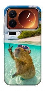 Чехол Сapybara vacation для Xiaomi 17 Pro