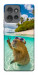 Чехол Сapybara vacation для Motorola Edge 50