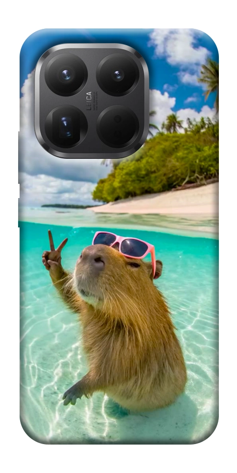 Чехол Сapybara vacation для Xiaomi 15T Pro