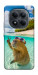 Чехол Сapybara vacation для Xiaomi Redmi Note 15 Pro 4G