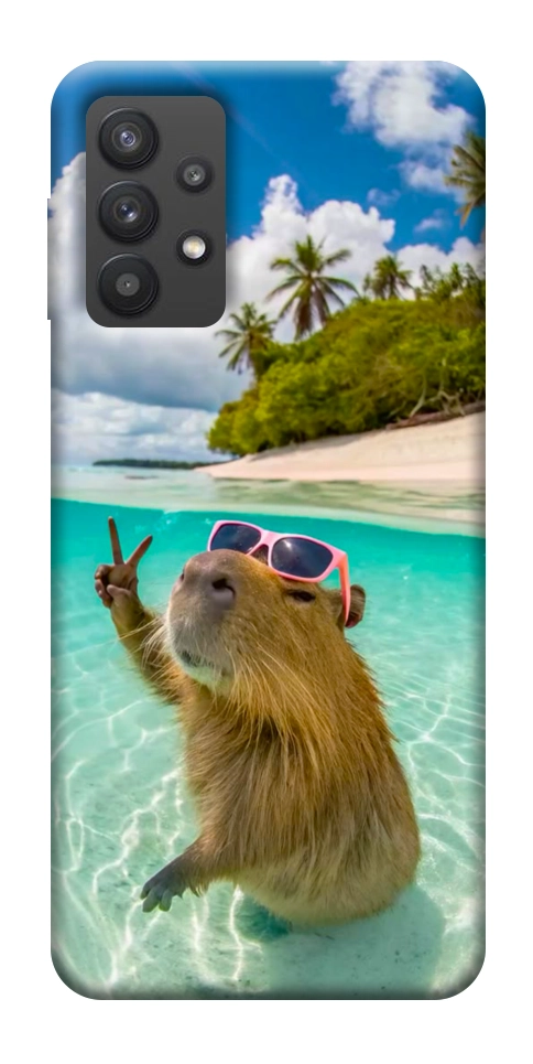 Чохол Сapybara vacation для Galaxy A32 5G