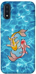 Чехол Koi fish для Galaxy A01