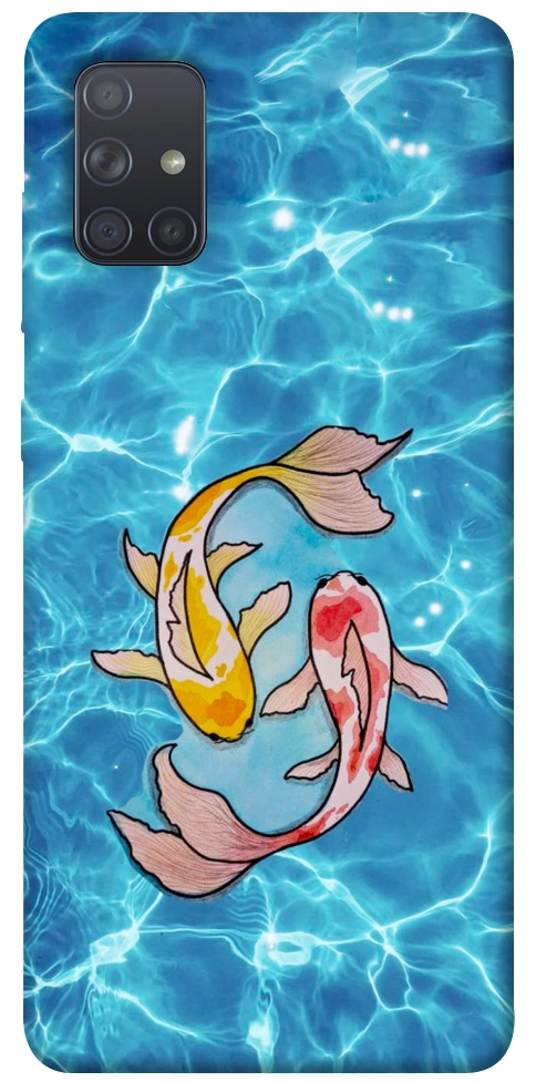 Чохол Koi fish для Galaxy A71 (2020)