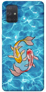 Чехол Koi fish для Galaxy A71 (2020)