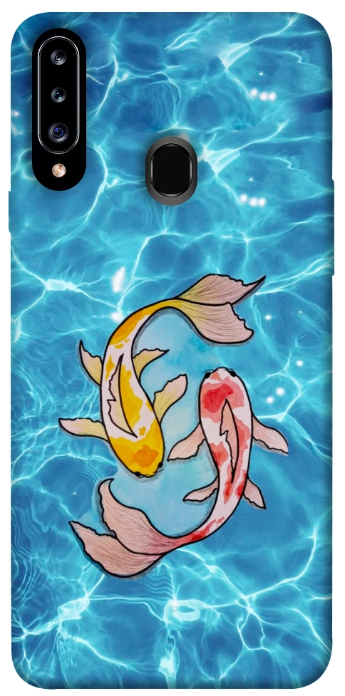 Чохол Koi fish для Galaxy A20s (2019)