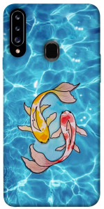 Чохол Koi fish для Galaxy A20s (2019)