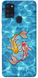Чохол Koi fish для Galaxy A21s (2020)