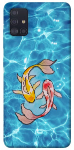 Чохол Koi fish для Galaxy A51 (2020)