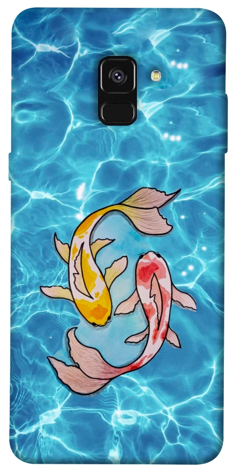 Чехол Koi fish для Galaxy A8 (2018)
