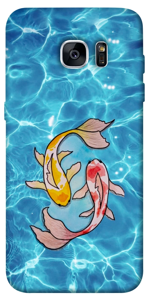 Чехол Koi fish для Galaxy S7 Edge