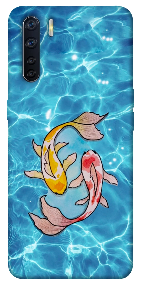 Чехол Koi fish для Oppo A91