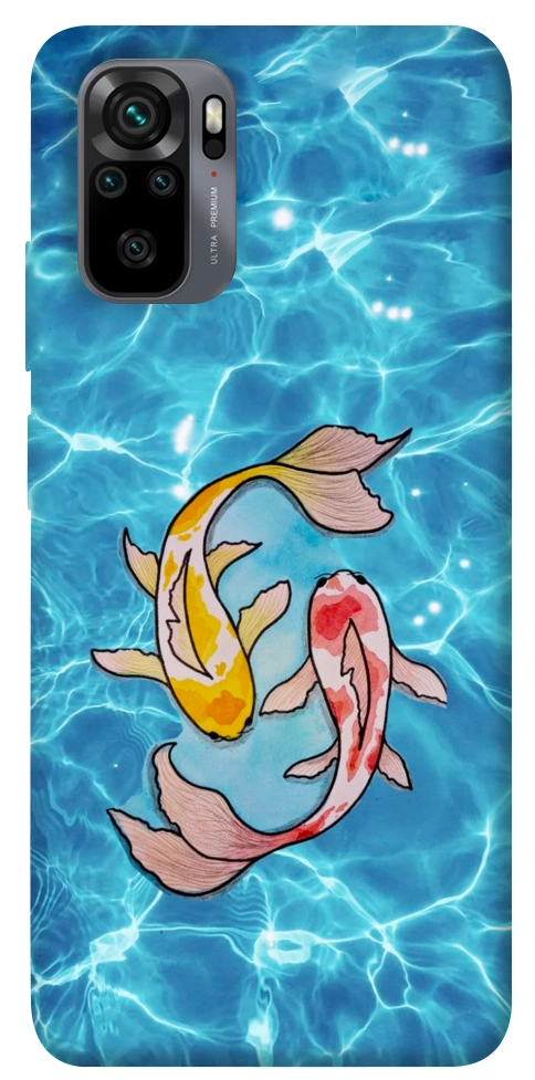 Чохол Koi fish для Xiaomi Redmi Note 10