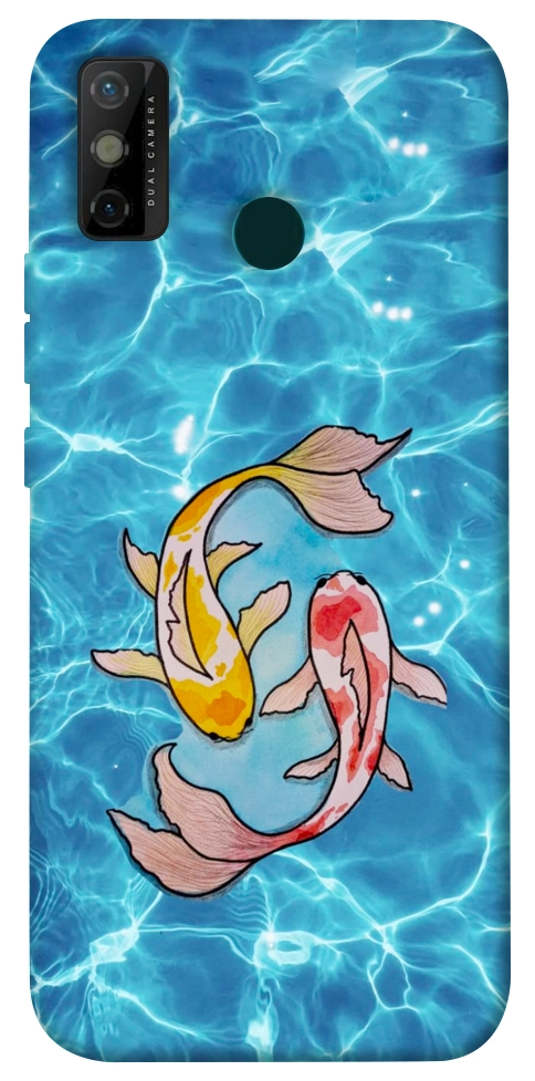 Чохол Koi fish для TECNO Spark 6 Go