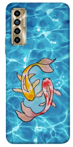 Чехол Koi fish для TECNO Camon 17P