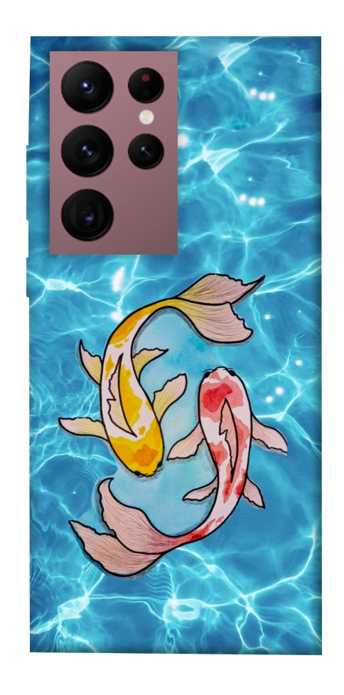 Чохол Koi fish для Galaxy S22 Ultra