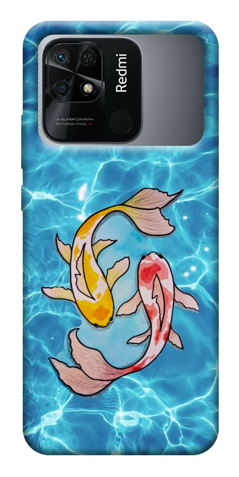 Чехол Koi fish для Xiaomi Redmi 10C