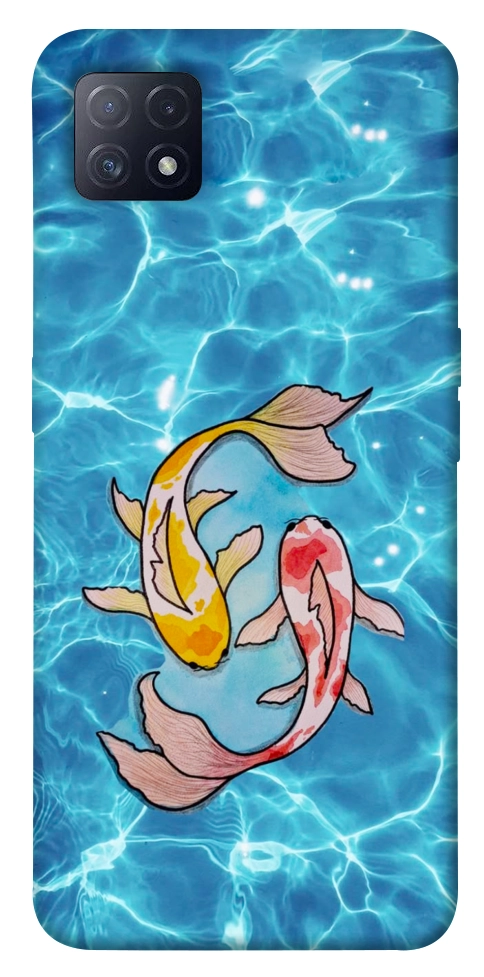Чехол Koi fish для Oppo A73 5G