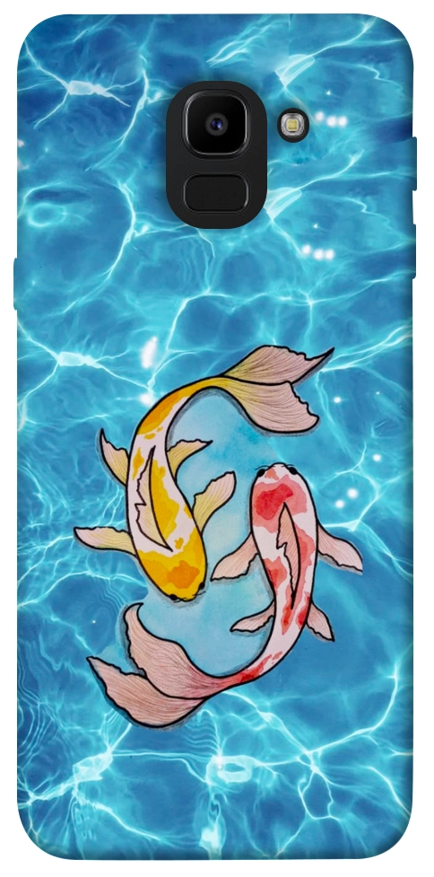 Чохол Koi fish для Galaxy J6 (2018)