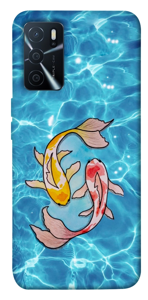 Чехол Koi fish для Oppo A16