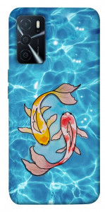 Чехол Koi fish для Oppo A16 4G