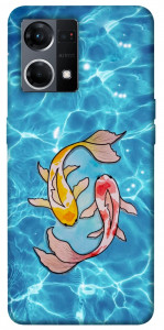 Чохол Koi fish для Oppo Reno 7 4G