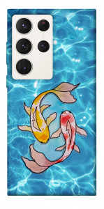 Чехол Koi fish для Galaxy S23 Ultra