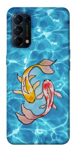 Чехол Koi fish для Oppo Reno 5 4G