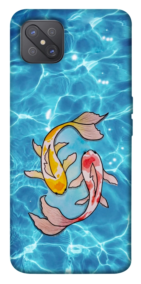 Чехол Koi fish для Oppo A92s