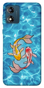Чохол Koi fish для Motorola Moto E13