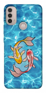 Чехол Koi fish для Motorola Moto E40