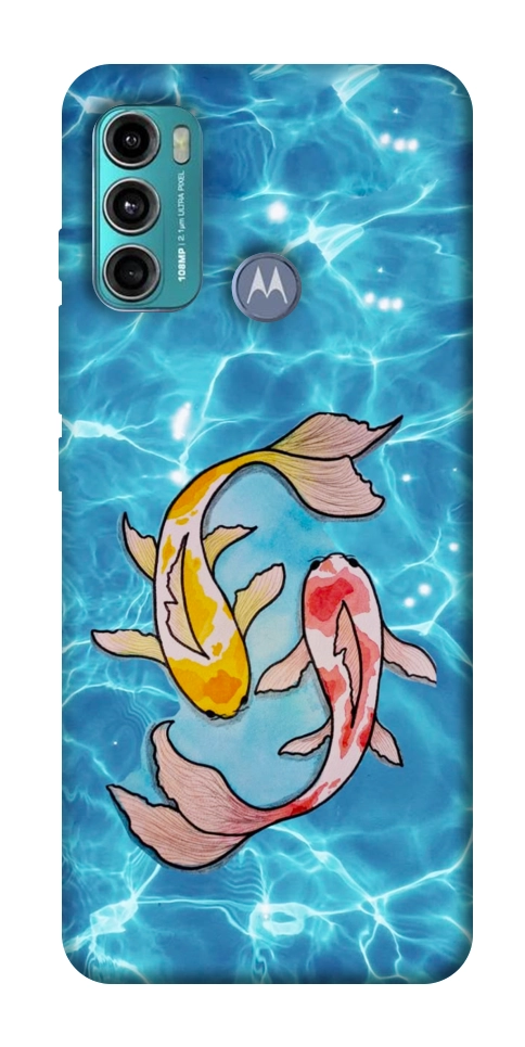Чехол Koi fish для Motorola Moto G60