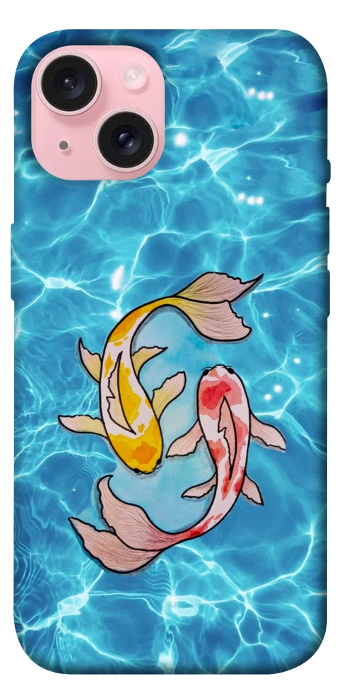 Чехол Koi fish для iPhone 15