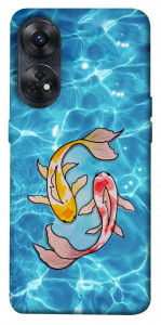 Чохол Koi fish для Oppo Reno 8 T 4G