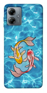 Чехол Koi fish для Motorola Moto G14