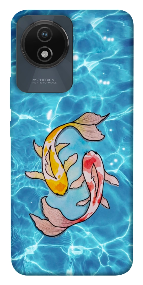 Чехол Koi fish для Vivo Y02