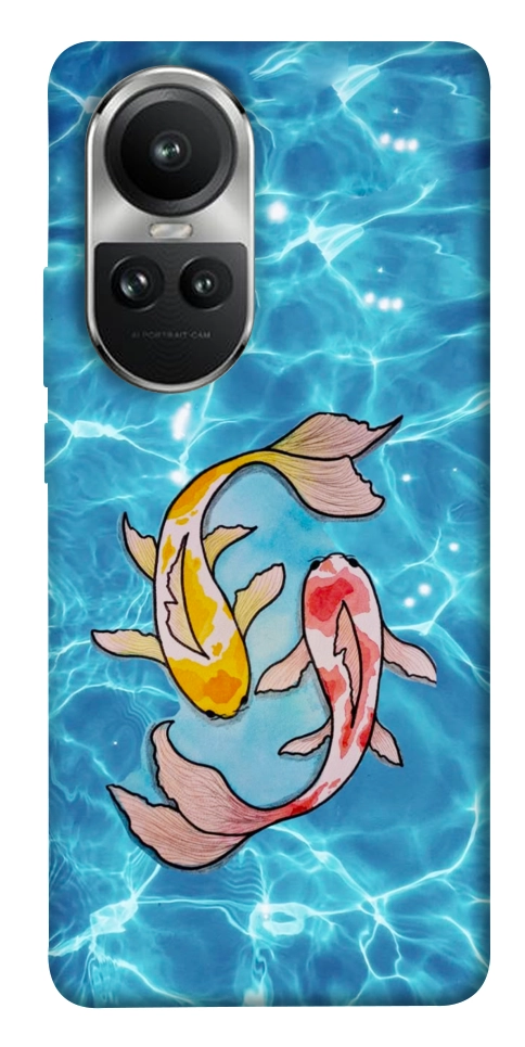Чохол Koi fish для Oppo Reno 10