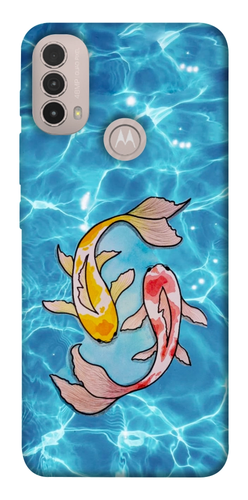 Чехол Koi fish для Motorola Moto E30