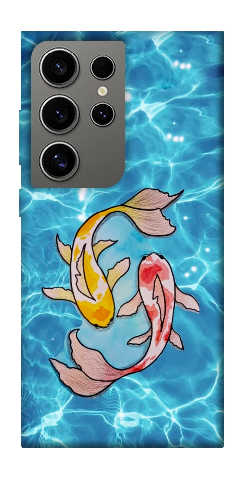 Чехол Koi fish для Galaxy S24 Ultra