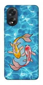 Чехол Koi fish для Oppo A38