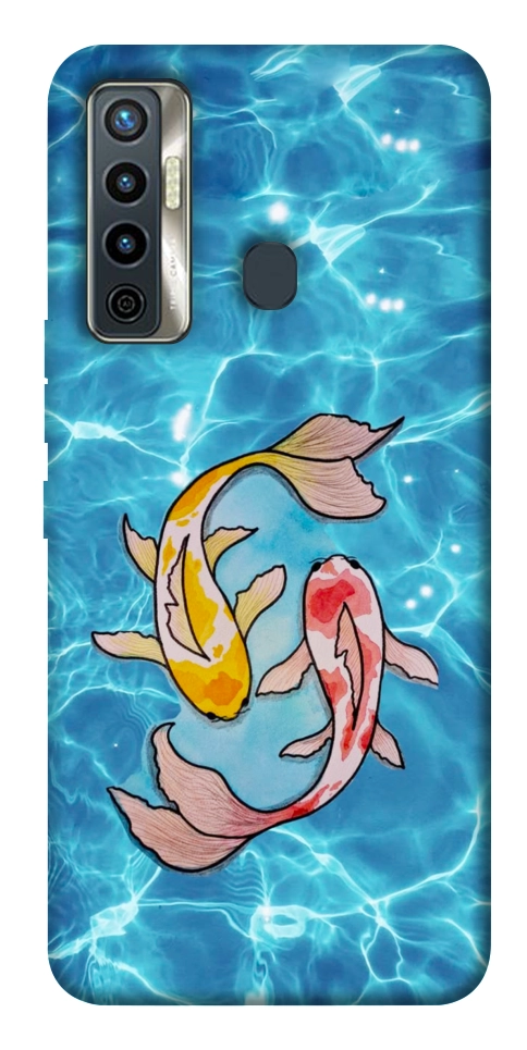 Чехол Koi fish для TECNO Camon 17