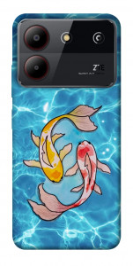 Чехол Koi fish для ZTE Blade A54 4G