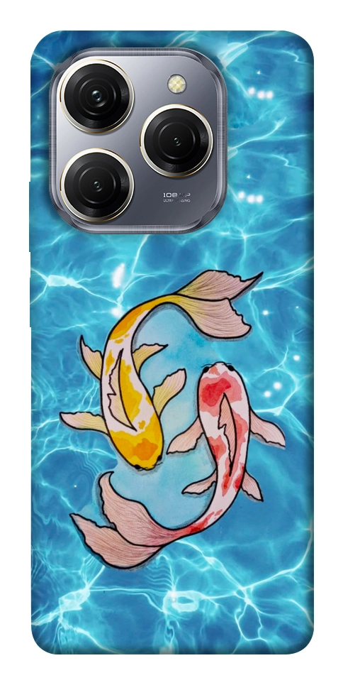 Чохол Koi fish для TECNO Spark 20 Pro