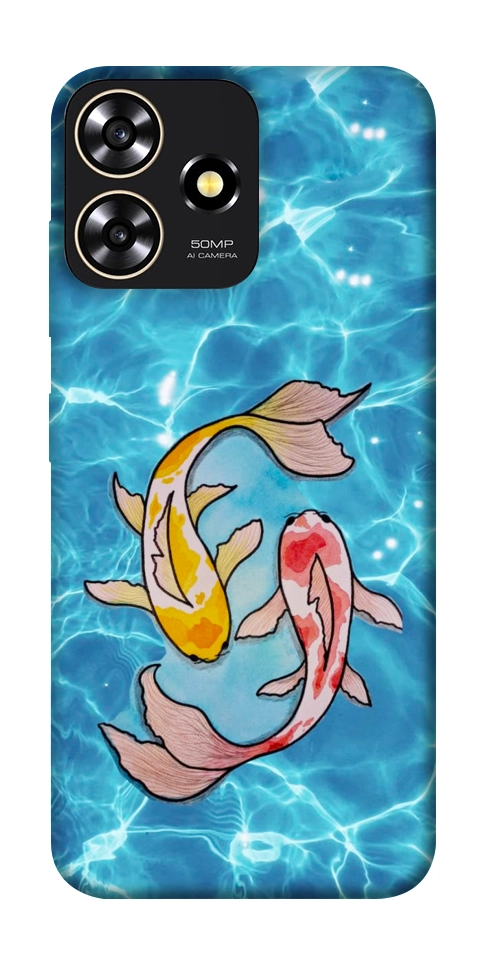 Чехол Koi fish для ZTE Blade A73 4G