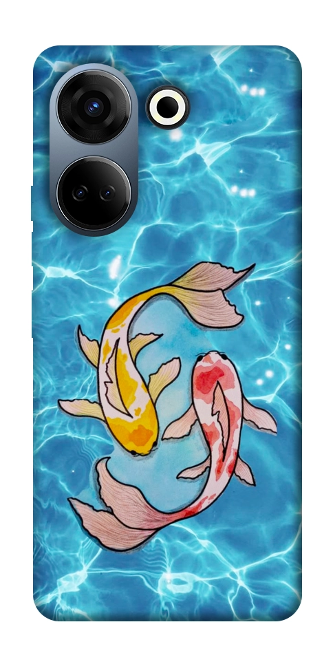 Чехол Koi fish для TECNO Camon 20 Pro (CK7n)