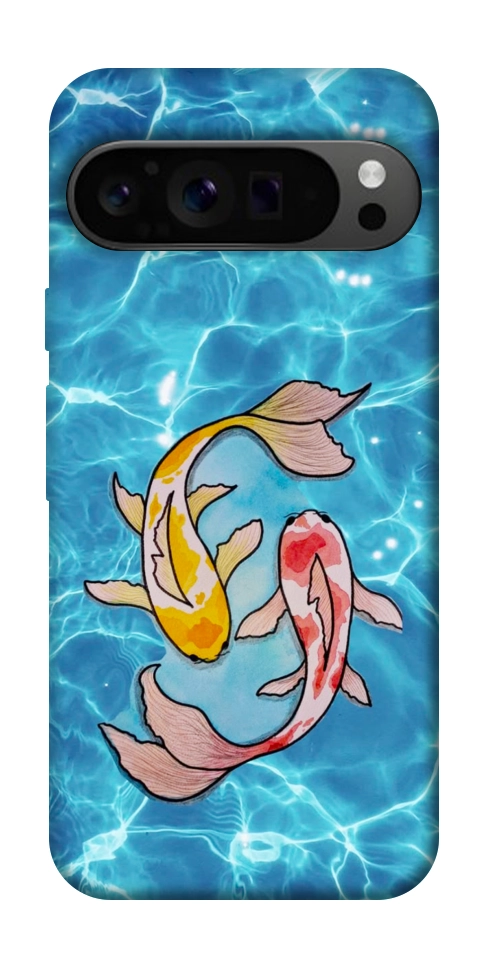 Чехол Koi fish для Google Pixel 9 Pro