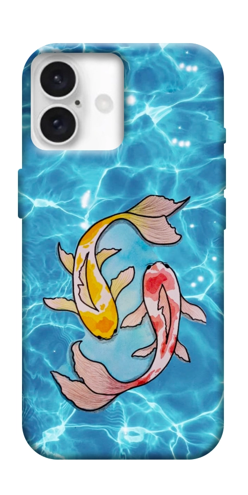 Чехол Koi fish для iPhone 16