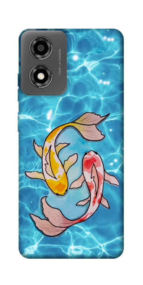 Чохол Koi fish для Motorola Moto E14