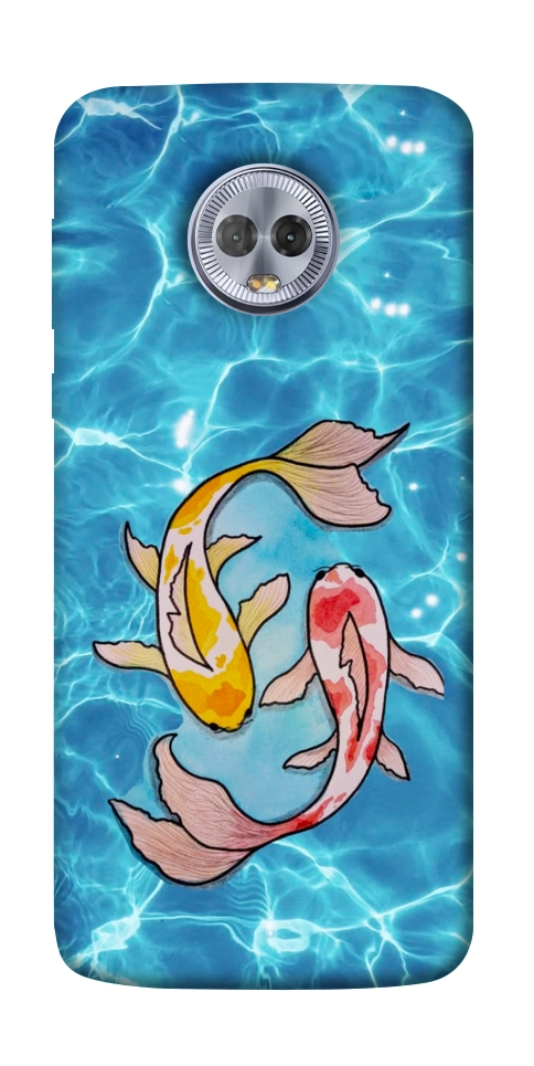 Чехол Koi fish для Motorola Moto G6 Plus